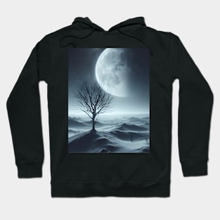 Desolate winter landscape Hoodie